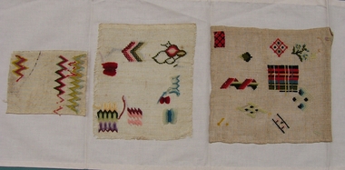 Textile - Sampler, Mid 19th century