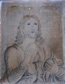 Silk Embroidery of Christ