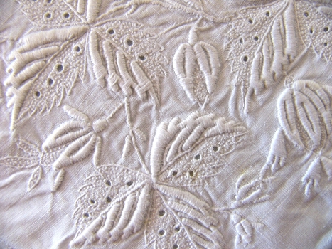 Machine Embroidered Pillow Cases 