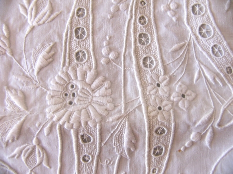 Machine Embroidered Pillow Cases 