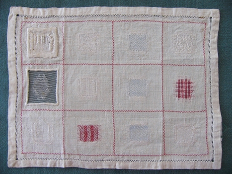 1910 German Darning Sampler 