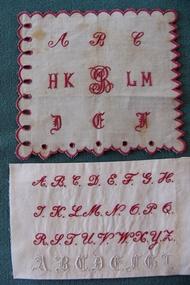 Textile - Alphabet Sampler, 1892