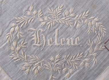 Accessory - Handkerchief, Helene Warburg, Mid 19th century