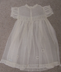 Clothing - Heirloom Cotton Baby's Dress, Misses Walsh, 1940's