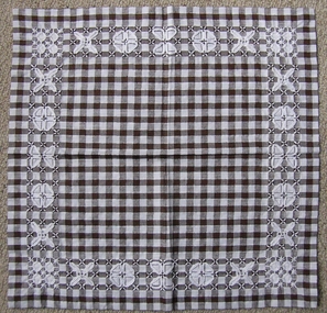 Textile - 'Australian Cross Stitch' or 'Chicken Scratch' Mat, 1980's