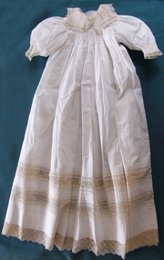 Clothing - Christening Robe, Mrs Charlotte Sarah Webb, Before 1907