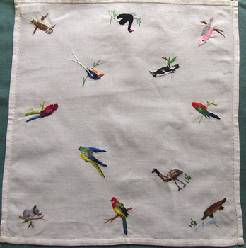 Six Geoff Riley Design Handkerchiefs