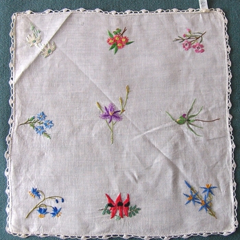 Six Geoff Riley Design Handkerchiefs