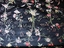 Fragment Embroidered Chinese Black Silk