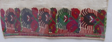 Textile - Fragment of Embroidered Greek Skirt