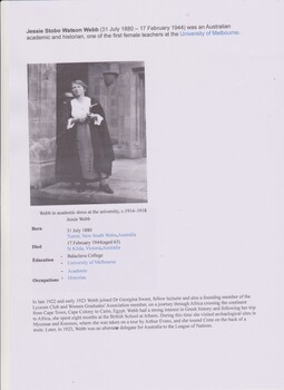 Dr Georgina Sweet OBE Biography