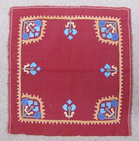 Textile - Mid European Embroidered Cushion Cover, Early 20th century?