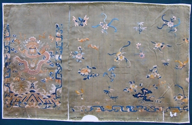Textile - Strip of Chinese Embroidered Silk