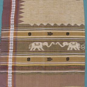 Textile - South East Asian Ikat Woven Cloth, Early 20th century?