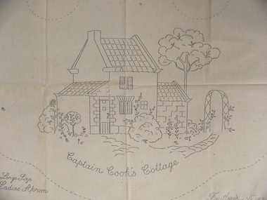 Domestic Object - Semco Apron Captain Cook's Cottage, 1930's