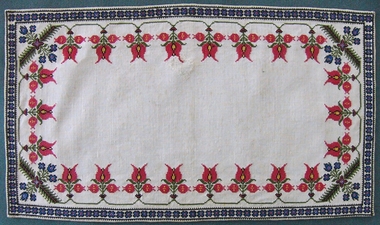 Textile - German Cross Stitch Mat, Mrs Gretchen Fuiche, 1940
