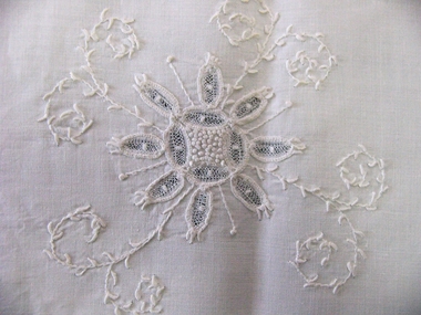 Textile - Whitework Table Runner, 1900-20
