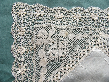 Accessory - Handkerchief with Maltese Lace Border