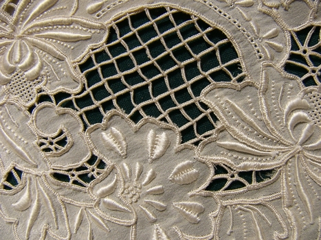 20th C Cream Embroidered Chinese Blouse