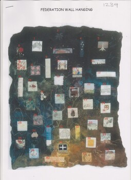 2001 Federation Challenge Annual Exhibition Wall Hanging Contributors