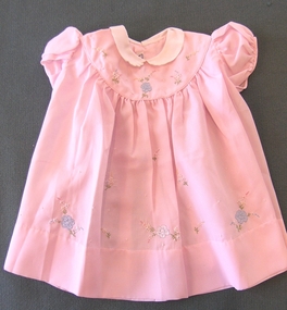 Clothing - Pink Dacron Madeira Child's Dress, 1962