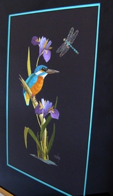 Helen Stevens Embroidered Kingfisher