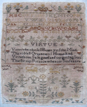Ann Crow 1800 Sampler