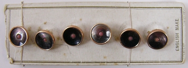 Functional Object - Buttons on card, 1900