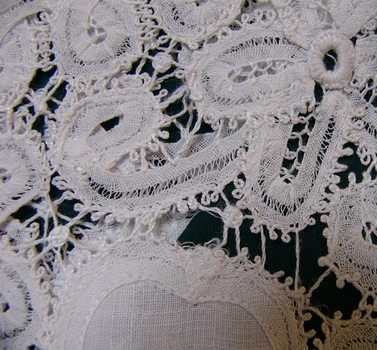 Tape Lace Tea Cosy Cover