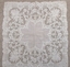 Cream Handkerchief with Machine Made Lace