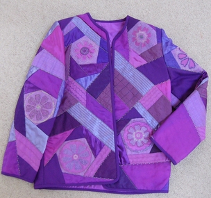 Clothing - Crazy Patchwork Jacket, June Edwards, late 1980's