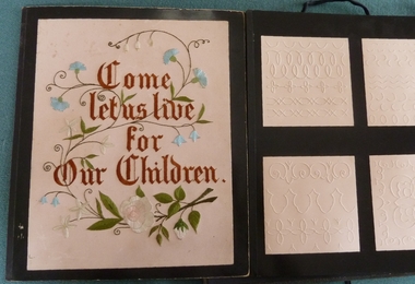 Album - Needlework and Paper Cutting Sampler Album, Constance Simson, c 1900