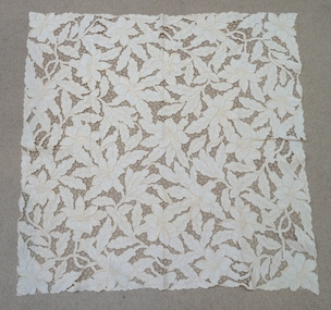 Textile - Richelieu Cutwork Table Cloth, c, 1920-40