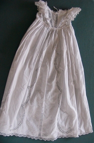 Clothing - Broderie Anglais Christening Gown, Late 1800's