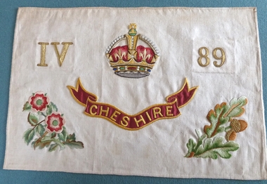 Textile - Cheshire Military Banner, Mrs Hester Hopkins, 1936