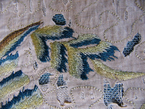 Early 18th C Silk Fragments