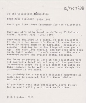 Donation Letter