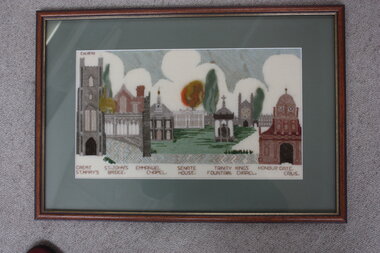 Artwork, other - Cambridge Landmarks Picture, Mrs Edna Wark, 1970