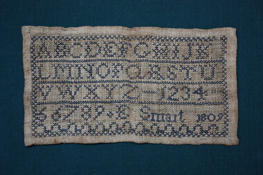 Textile - E Smart Sampler 1809, E. Smart, 1809