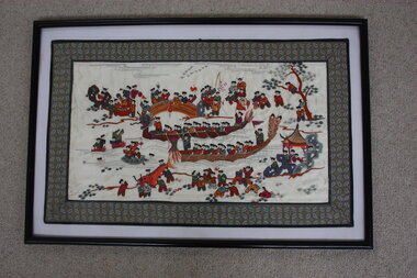 Textile - Chinese Embroidery Panel, 20th C