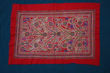 Textile - Indian Embroidery Panel, 20thC (late)