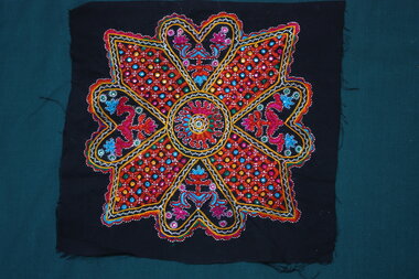 Textile - Indian Embroidered Panel, Late 20thC/early 21st