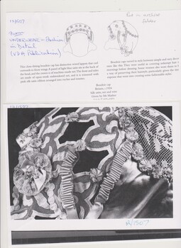 1920's Boudoir Cap Article