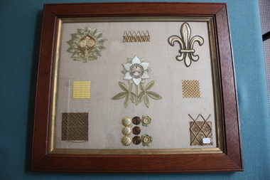 Textile - Sampler, Royal School of Needlework London, RSN Sampler, Early 20thC