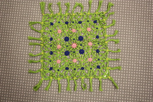 Woven and Embroidered Mat 