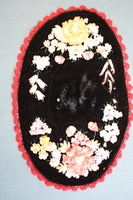 Textile - Fish Scale Mat, 19thC
