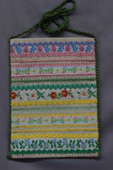 Colourful Stitch Sampler Bag