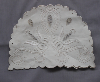 White Linen Embroidered Tea Cosy