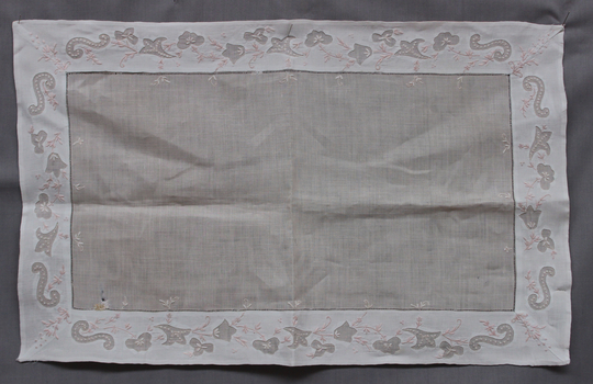 Madeira Work Embroidered Mat