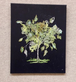Textile - Panel, Marilyn Townsend, Moonlit Tree, Early 21stC